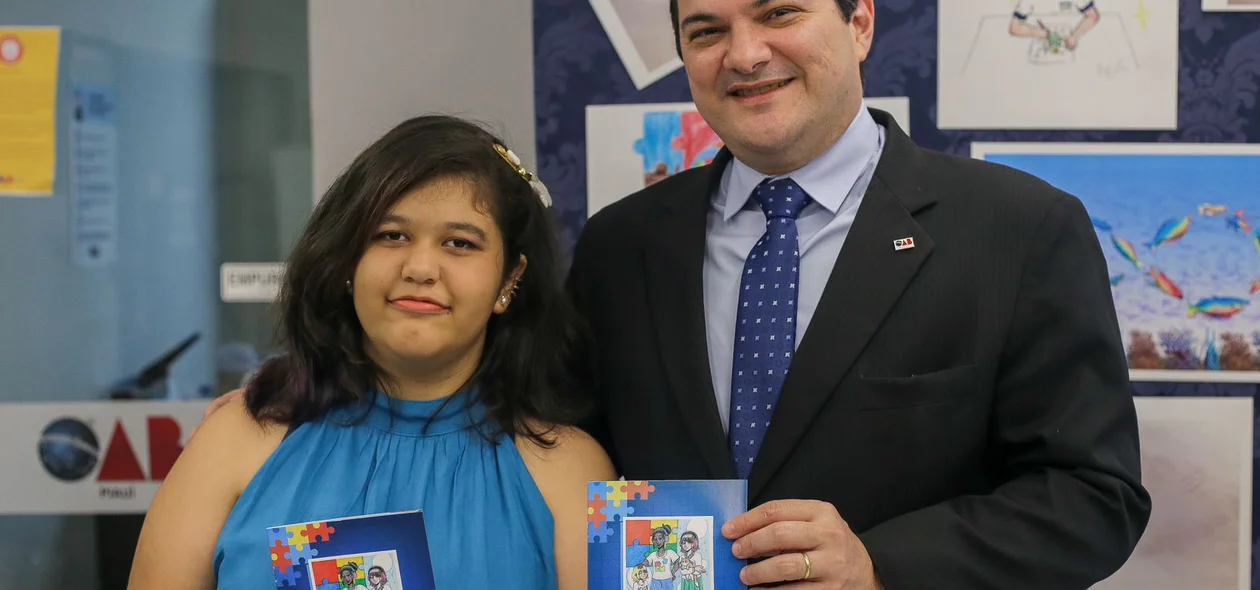 Presidente Celso Barros participou do evento de lançamento da cartilha do autista