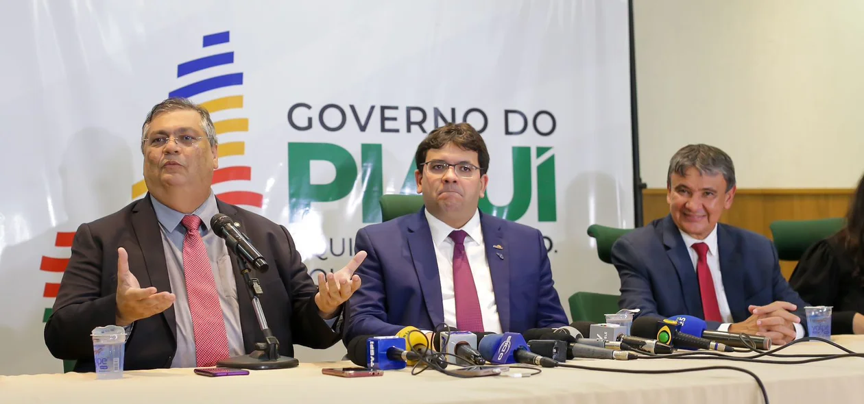 Flávio Dino, Rafael Fonteles e Wellington Dias