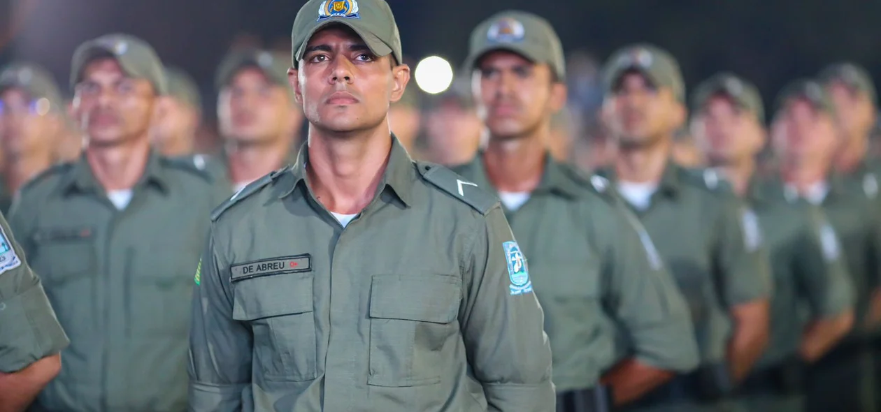 Solenidade de formatura dos soldados da Policia Militar do Piauí