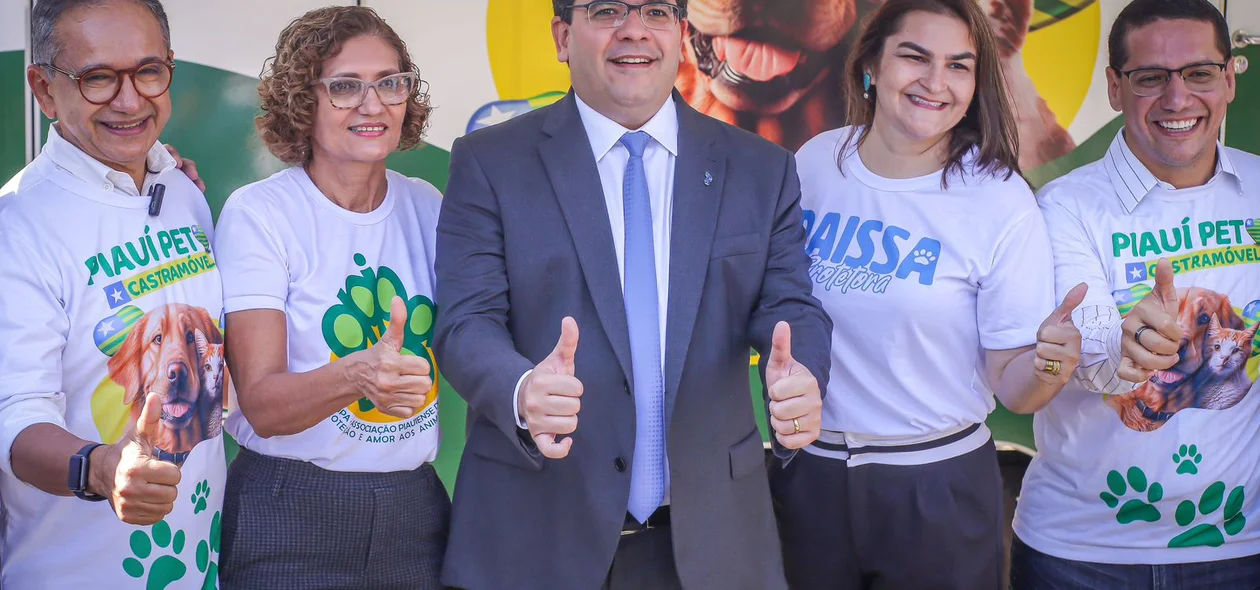 Governador Rafael Fonteles visita Piauí Pet Castramóvel