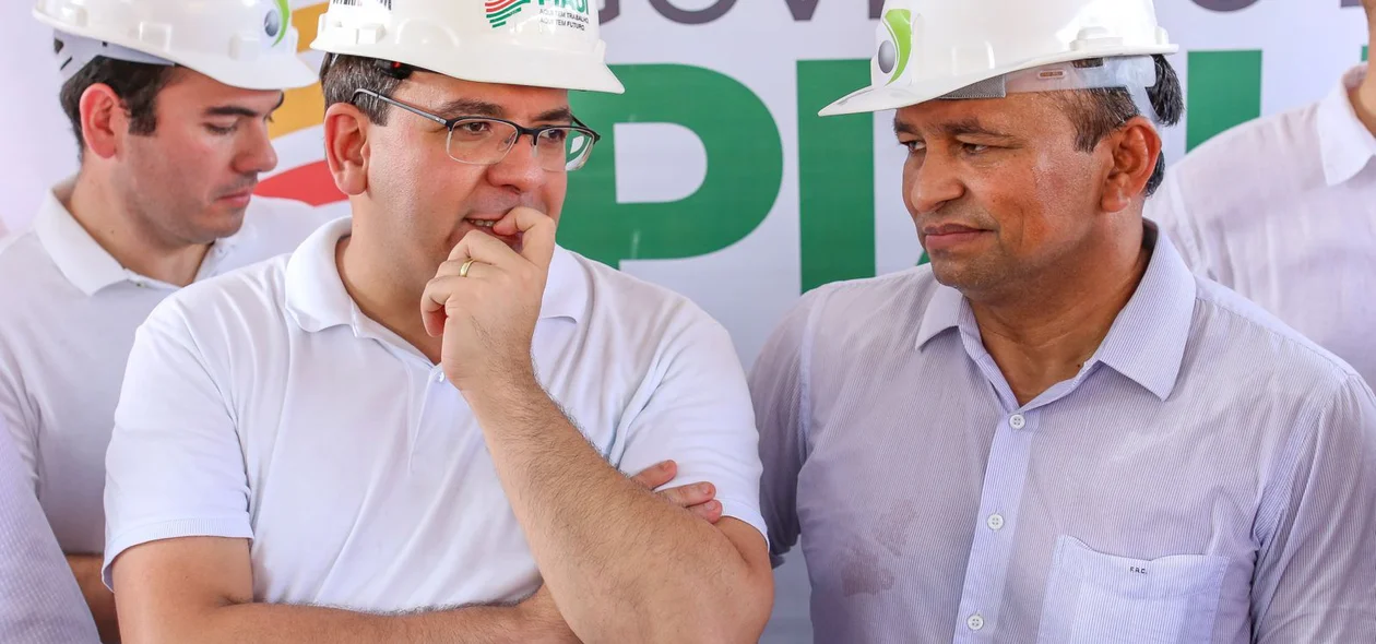 Rafael Fonteles e Fábio Abreu conversando