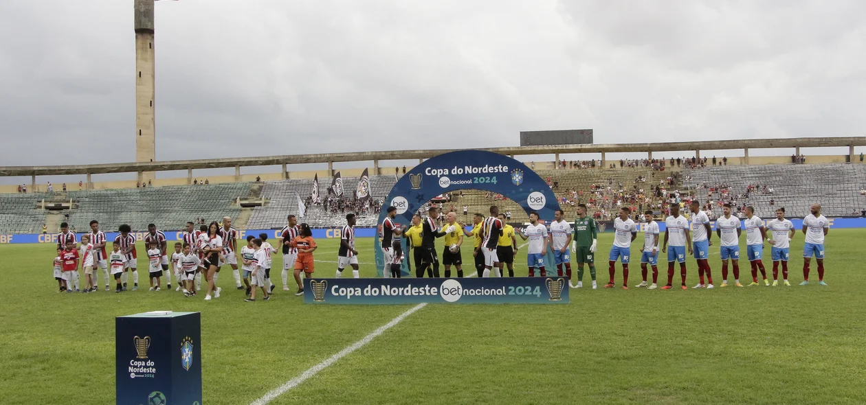 River e Bahia se enfrentaram pela Copa do Nordeste 2024