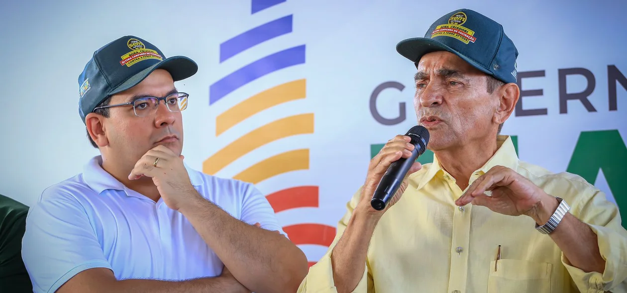 Senador Marcelo Castro e Governador Rafael Fonteles