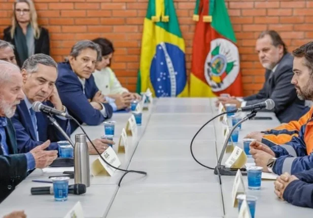 Lula durante criação do novo Ministério