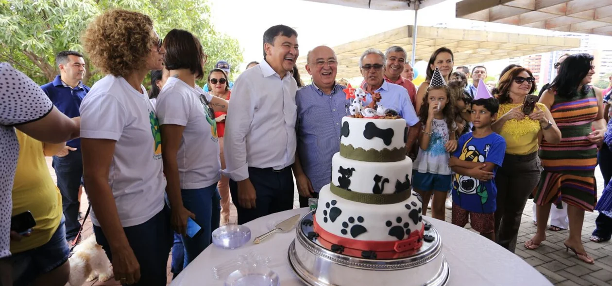 Governador Wellington Dias comemora seu aniversário com o deputado Júlio Cesar