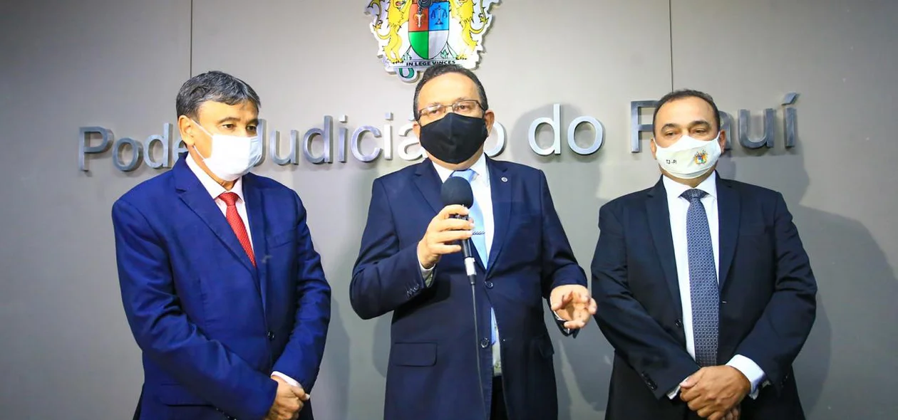 Wellington Dias, Sebastião Ribeiro Martins e Erivan Lopes 