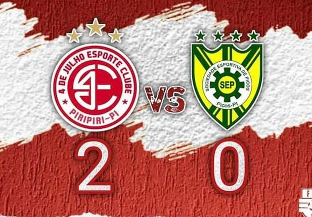 4 de Julho vence Picos na primeira partida da final