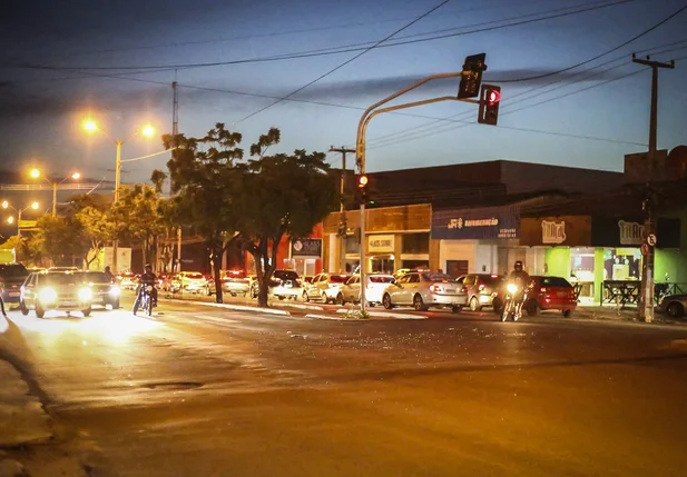 Acidente na Avenida Presidente Kennedy em Teresina