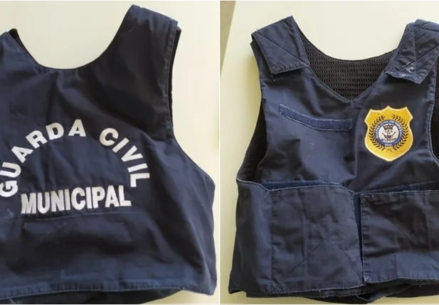 Capa de colete da Guarda Municipal de Teresina foi apreendido