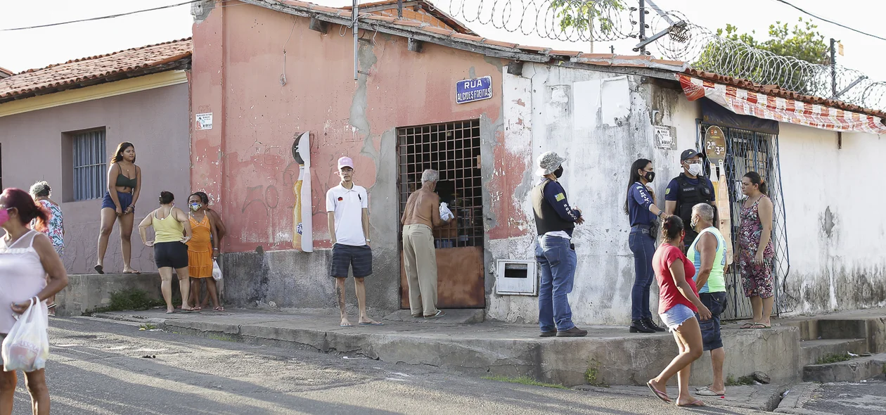 Local onde a vítima estava