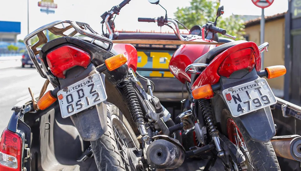 Motocicletas apreendidas