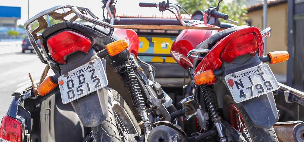 Motocicletas apreendidas