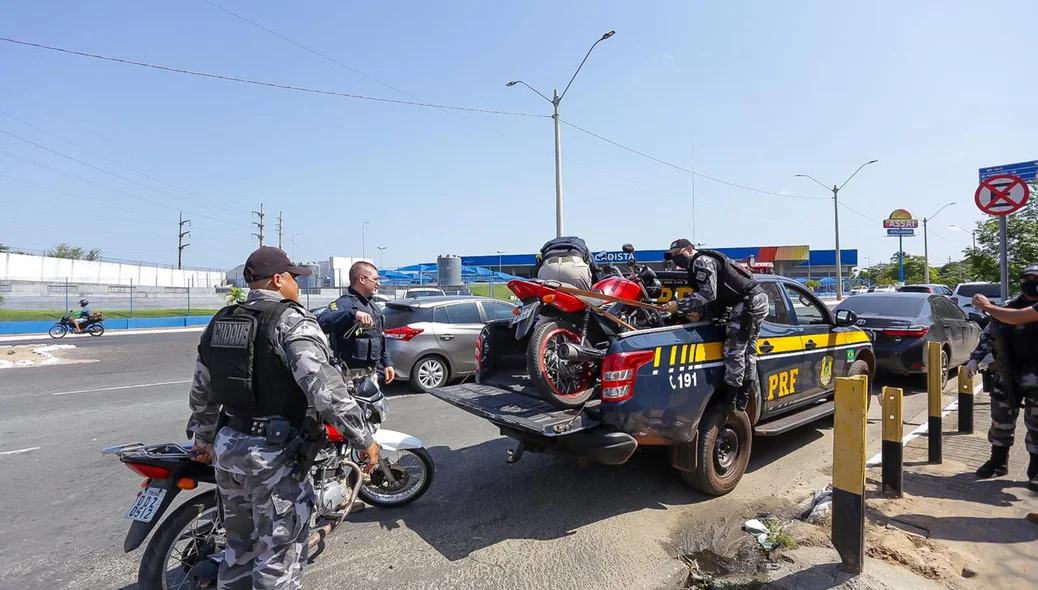 Motocicletas que estavam com os acusados foram apreendidas