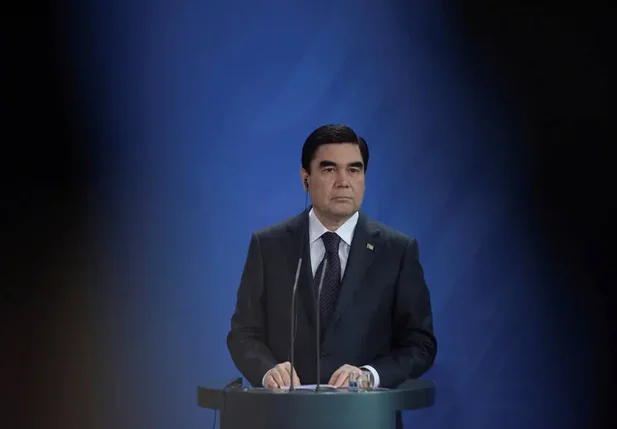 O presidente do Turcomenistão, Gurbanguly Berdymukhamedov