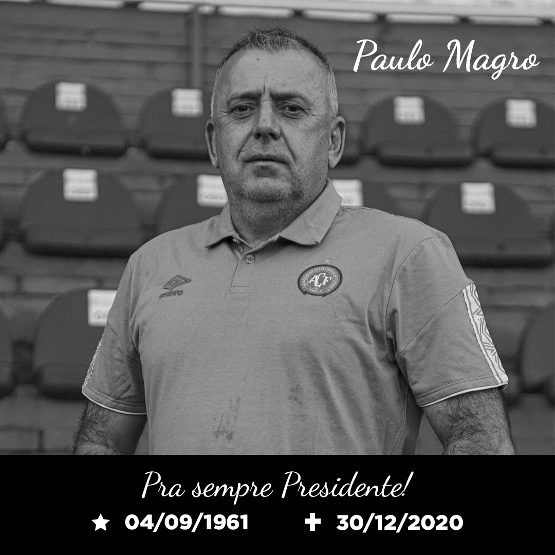 Paulo Ricardo Magro, presidente do clube de futebol Chapecoense