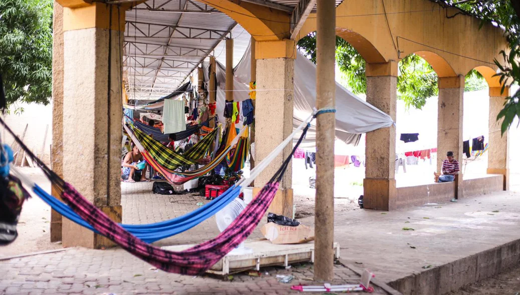 Abrigo dos Venezuelanos em Teresina