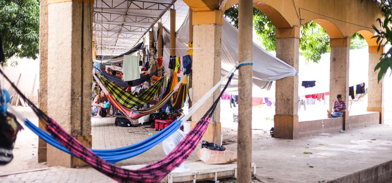 Abrigo dos Venezuelanos em Teresina