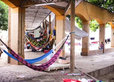 Abrigo dos Venezuelanos em Teresina