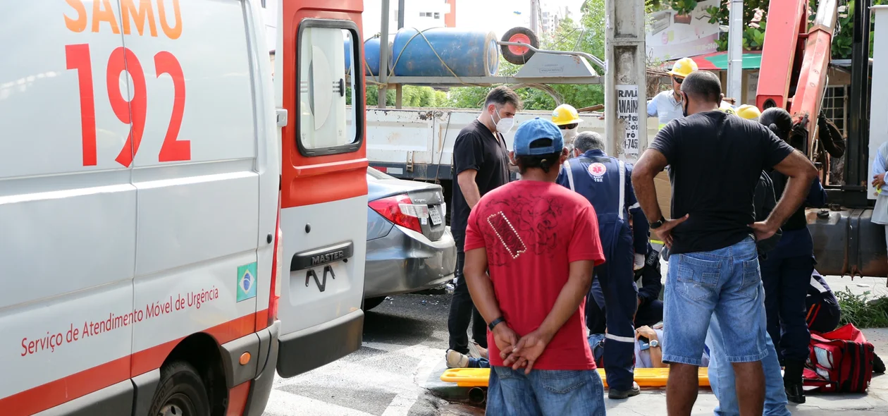 Acidente grave deixa uma pessoa ferida na zona Leste de Teresina