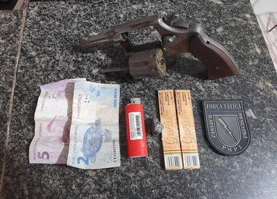Arma de fogo apreendida