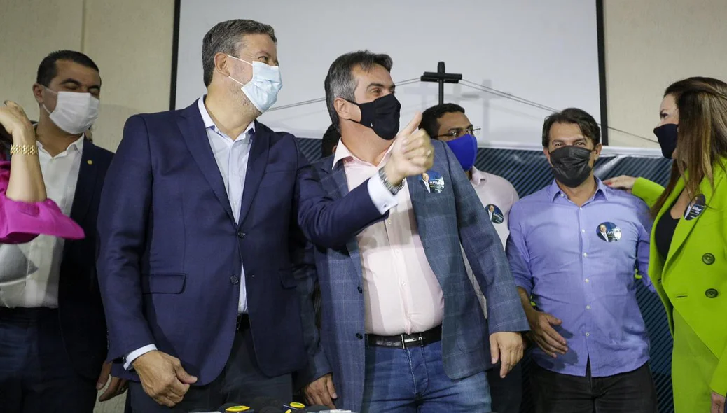 Arthur Lira ao lado do senador Ciro Nogueira em Teresina