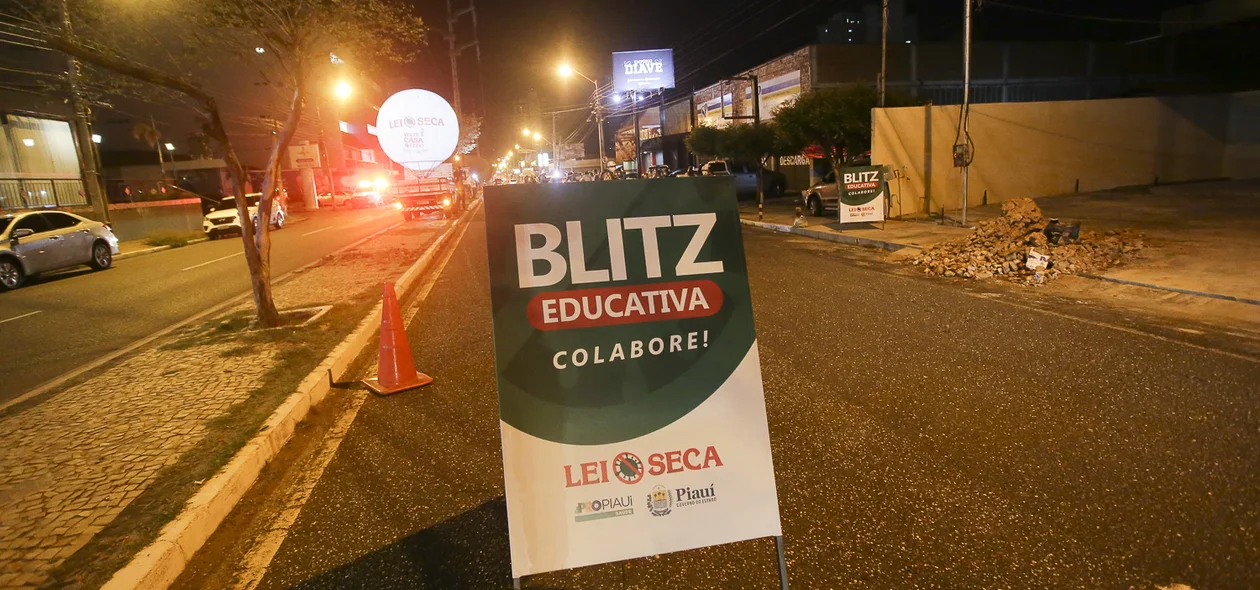 Blitz educativa na Dom Severino