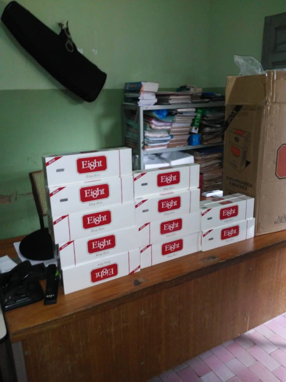 Centenas de cigarros apreendidos