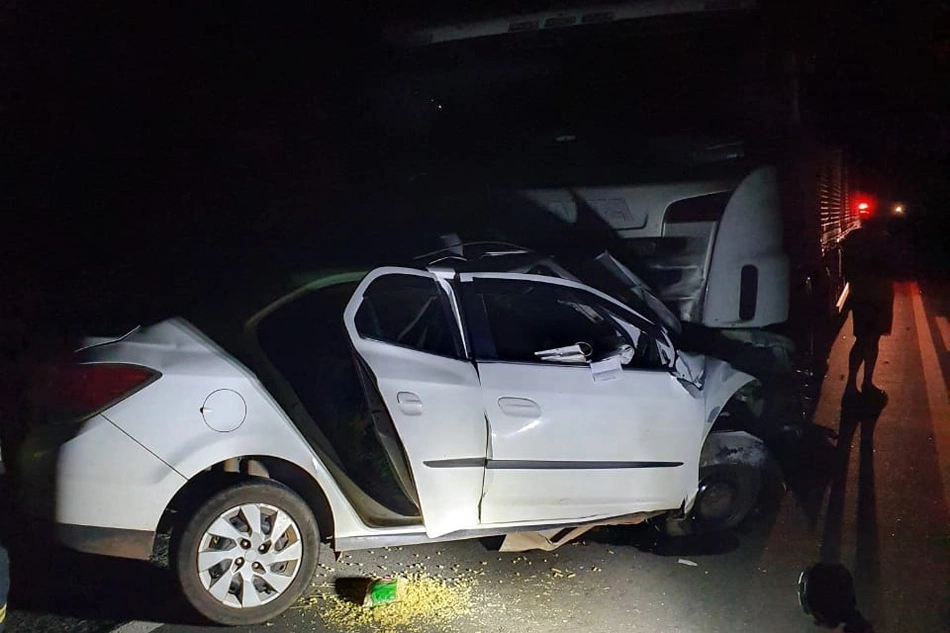 Colisão entre os veículos na BR 316
