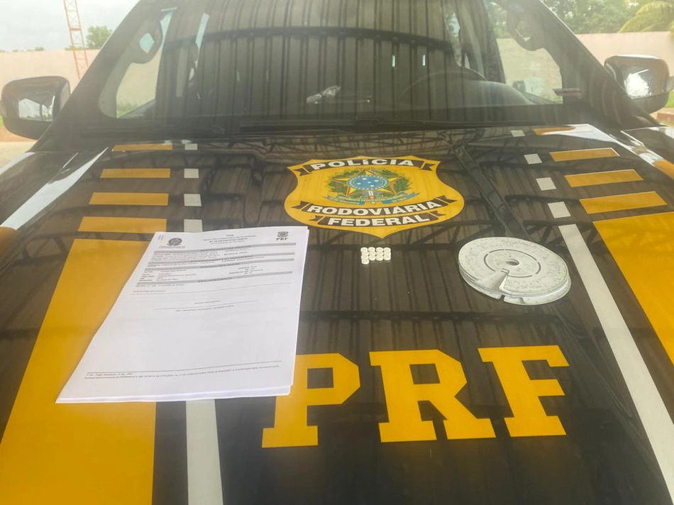 Comprimidos foram apreendidos pela PRF