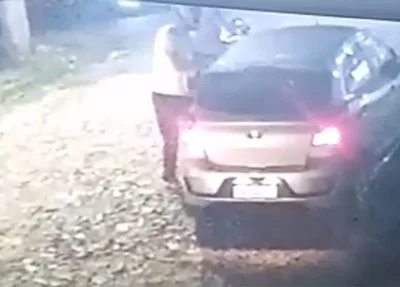 Crime foi registrado por câmeras de segurança