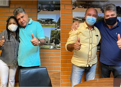 Deputado recebe vereadores