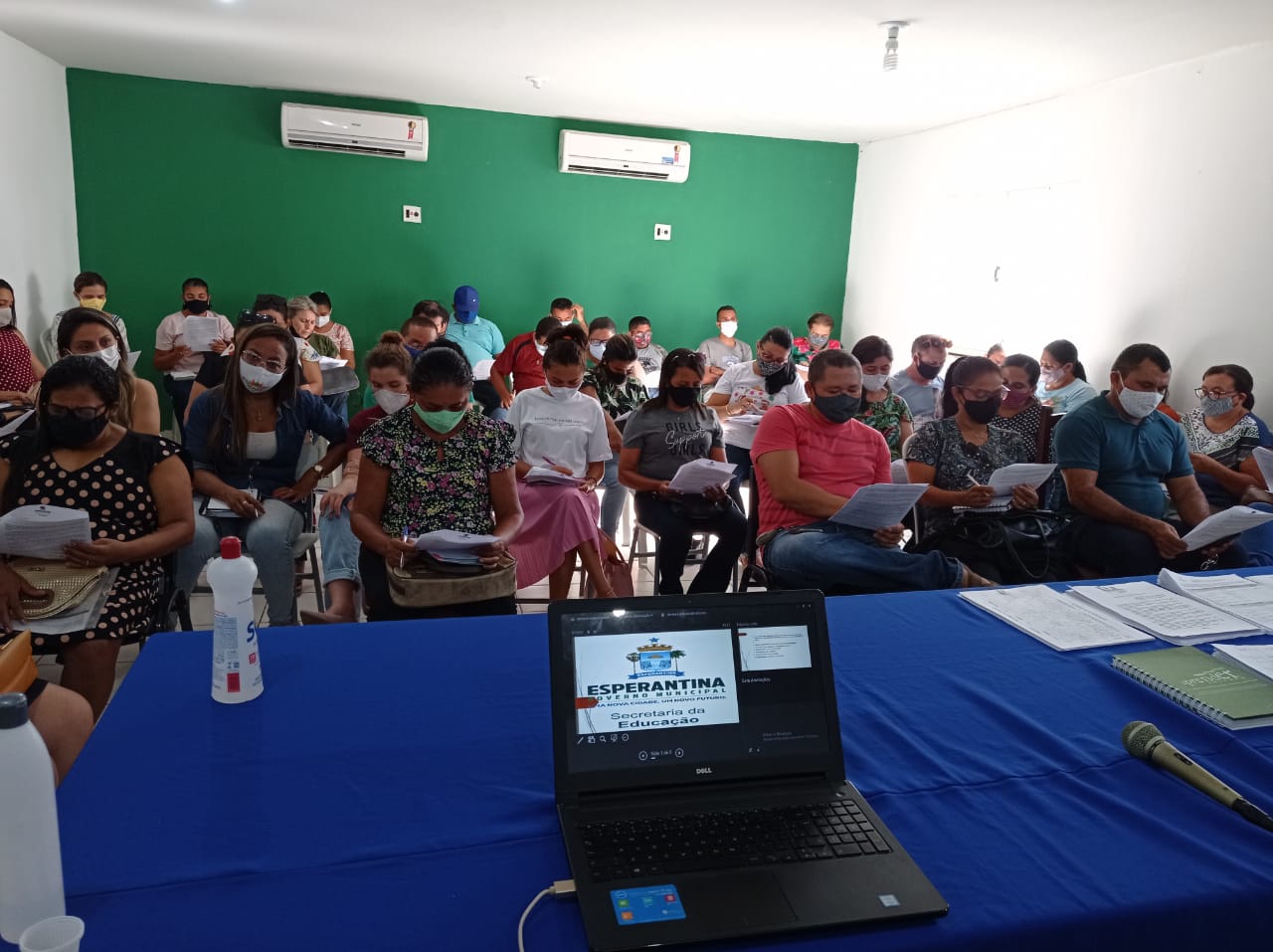 Diretores de Esperantina se reúnem para debater início do ano letivo