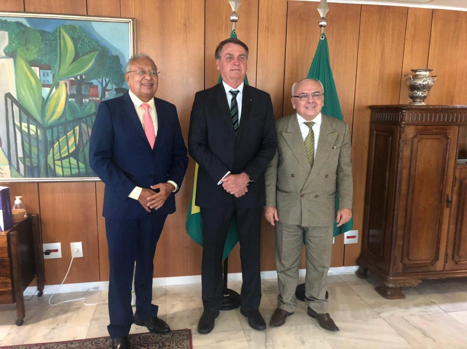 Dr. Pessoa, Jair Bolsonaro e Adolfo Nunes