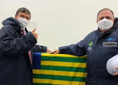 Governador Wellington Dias e o ministro Eduardo Pazuello