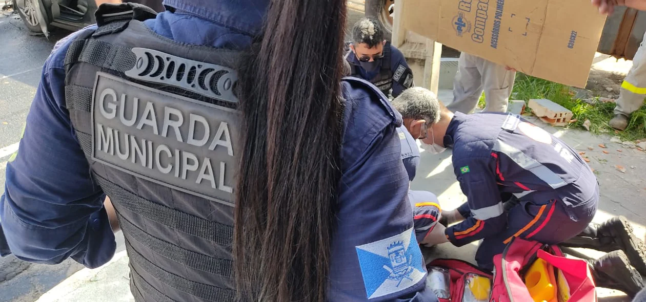 Guarda Municipal de Teresina esteve no local do acidente