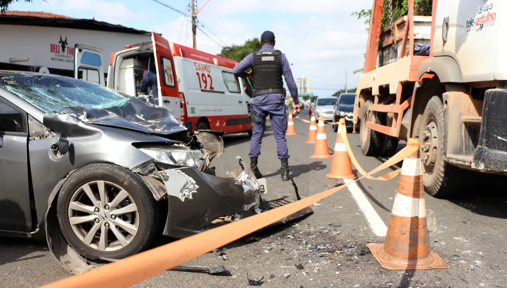 Guarda Municipal esteve no local do acidente