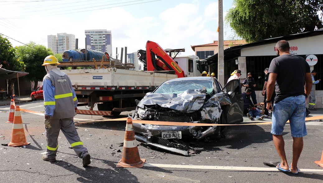 Homem fica ferido após acidente na zona Leste de Teresina
