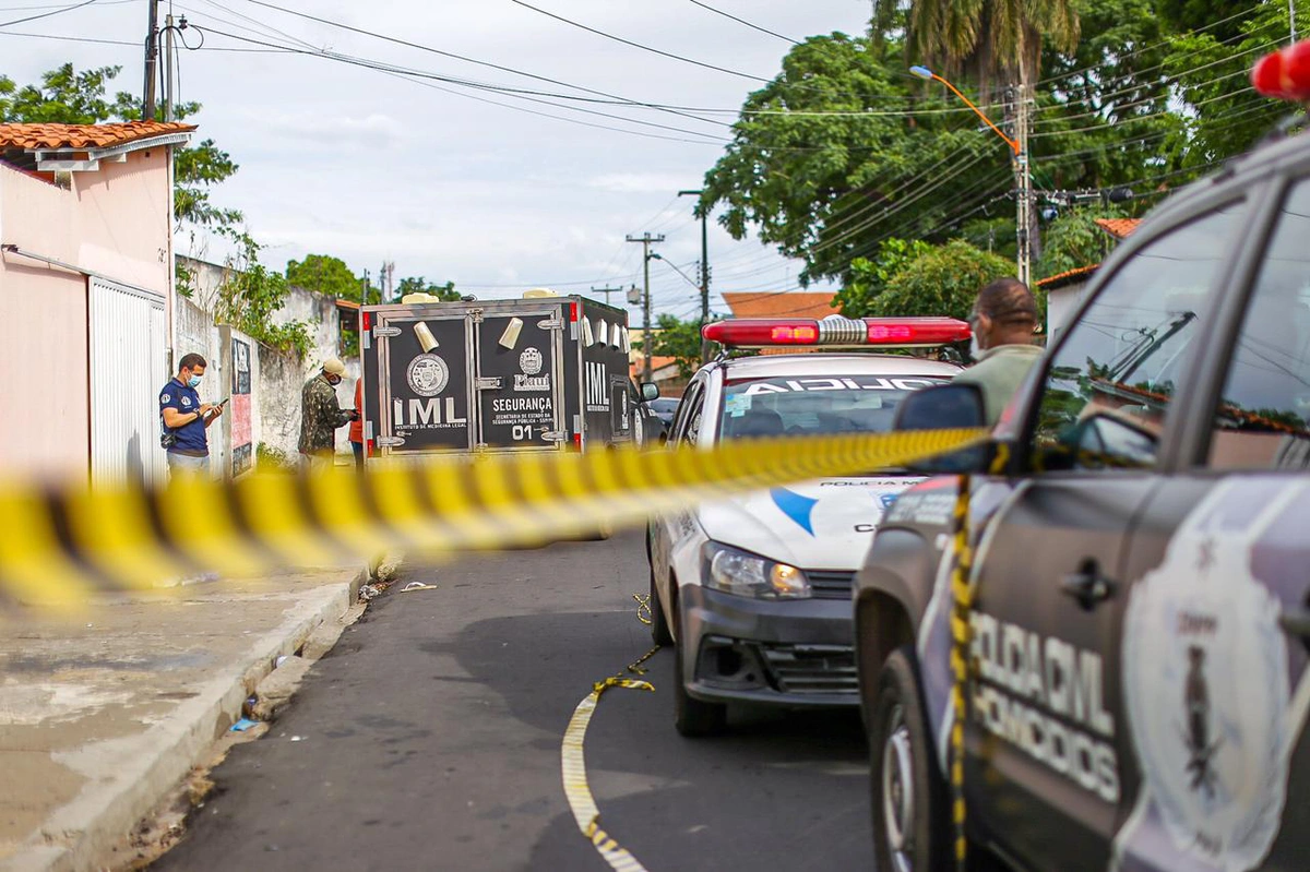 Homicídio no bairro piçarra