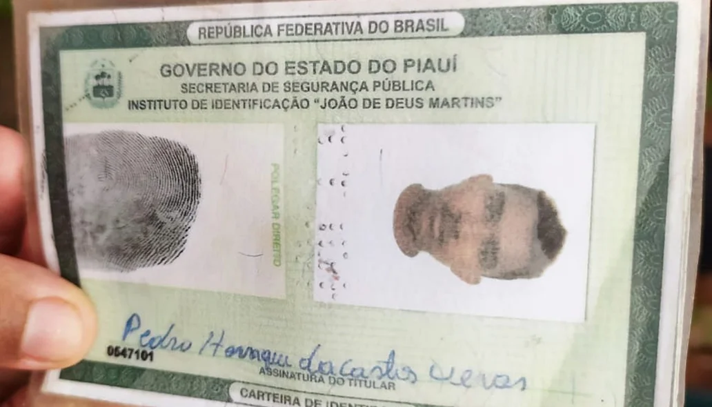 Identificação da vítima