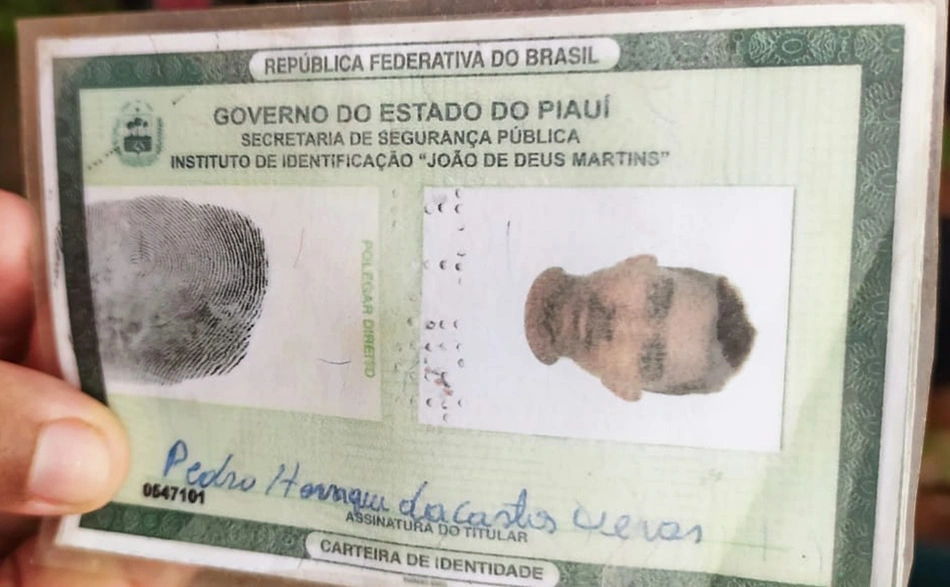 Identificação da vítima