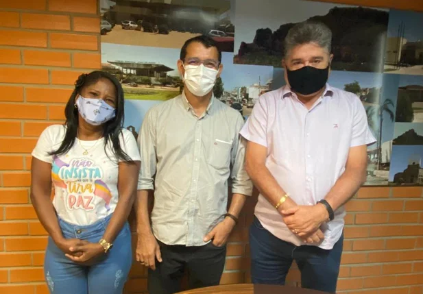 João Mádison com o vereador Josenias Rosa