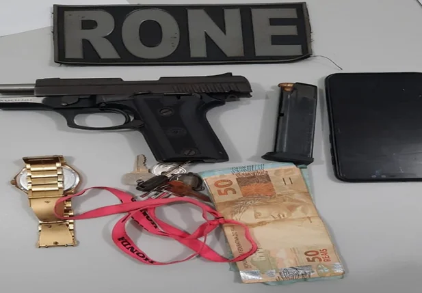 Materiais apreendidos pela Polícia Militar do Piauí