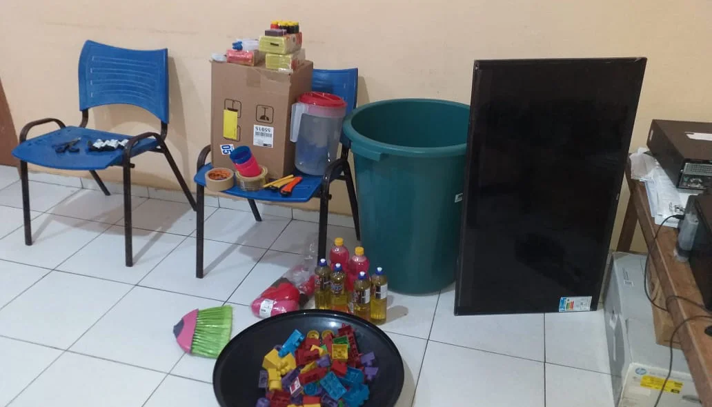 Material recuperado estava com o acusado