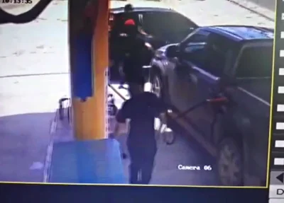 Momento do assalto no Todos os Santos
