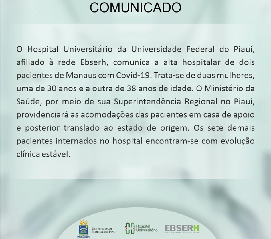 Nota do HU