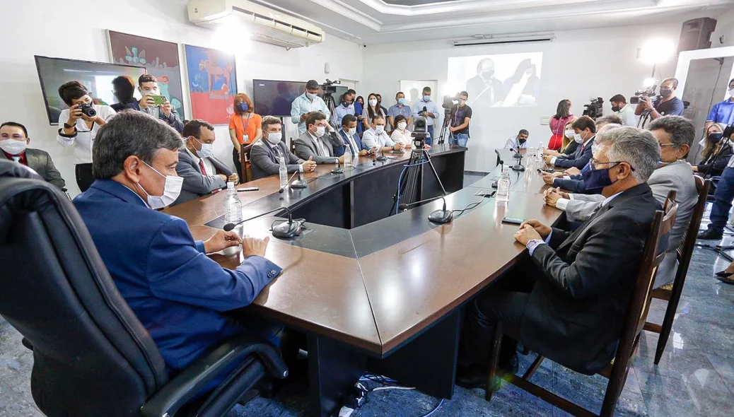 O evento aconteceu na manhã desta quinta