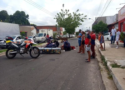 O Samu foi acionado para socorrer a idosa