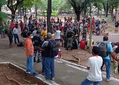 Operação na Praça da Bandeira