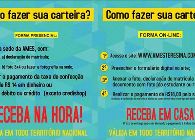 Os estudantes podem optar por tirar a carteira na forma presencial ou na forma online