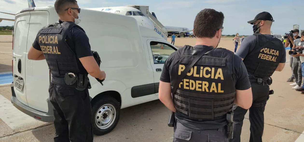 Polícia Federal no aeroporto